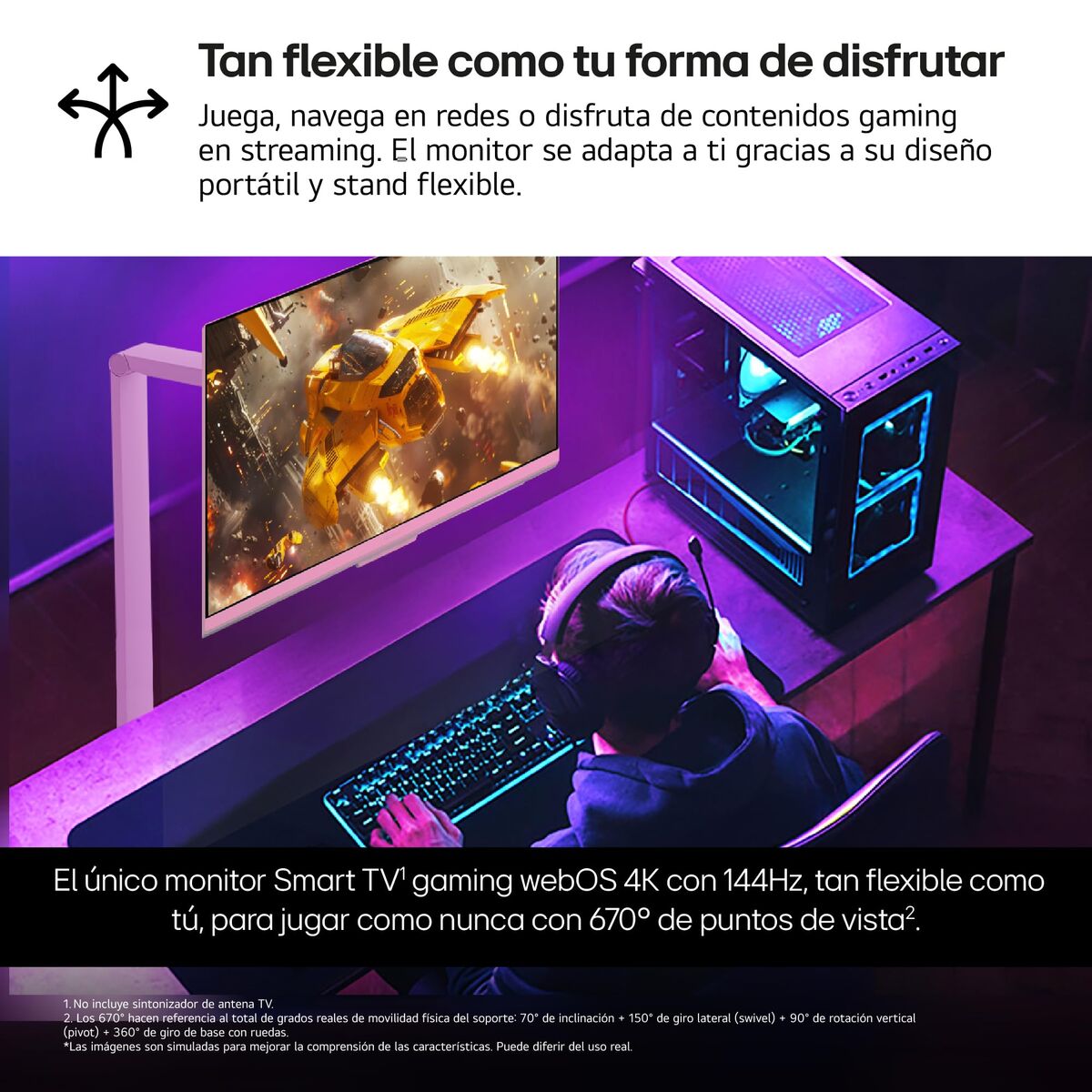 Lg Monitor Lg 32G810Saw-W.eeu 4K Ultra Hd 27"