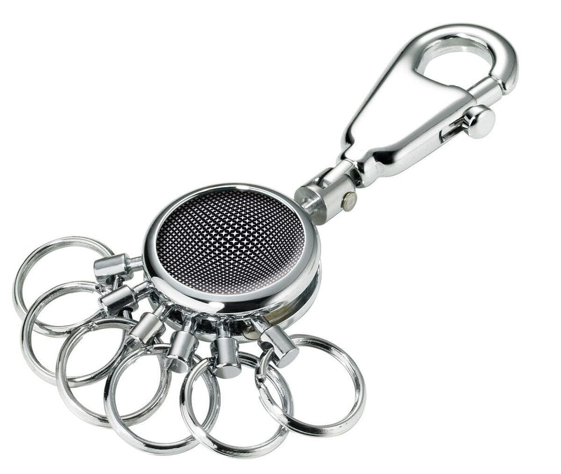 Troika Keyring Black Vision Anilla Black Silver