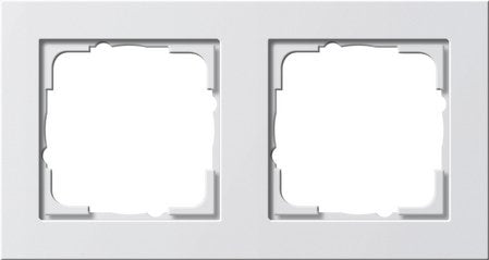 Gira 021229 Frame 2F White Puro E2 Glossy 2-VÍAS