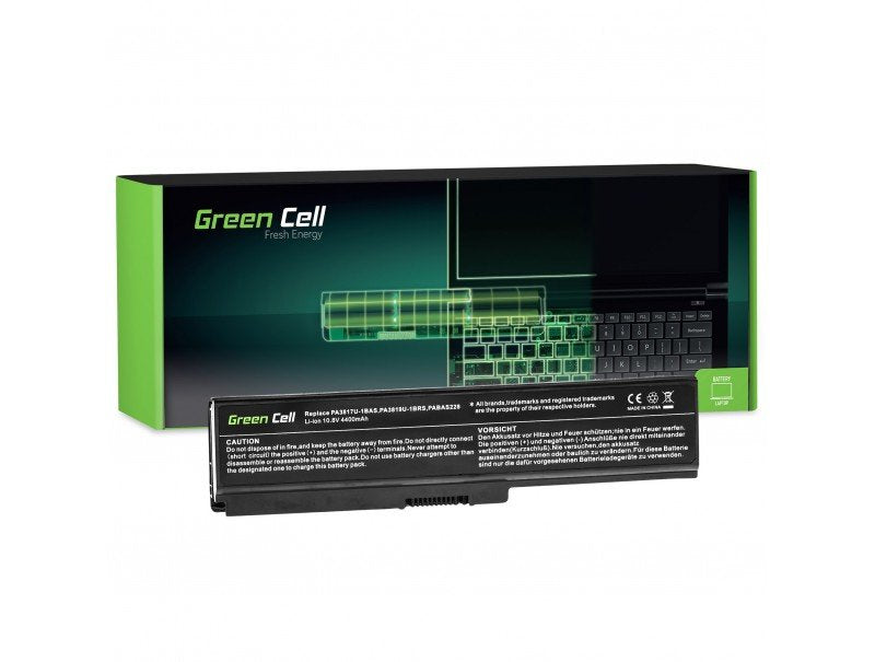 Green Cell Battery Toshiba Satellite C650 C650D C660 C660D L650D L655 L750 PA3817U-1BRS / 11,1V 4400MAH