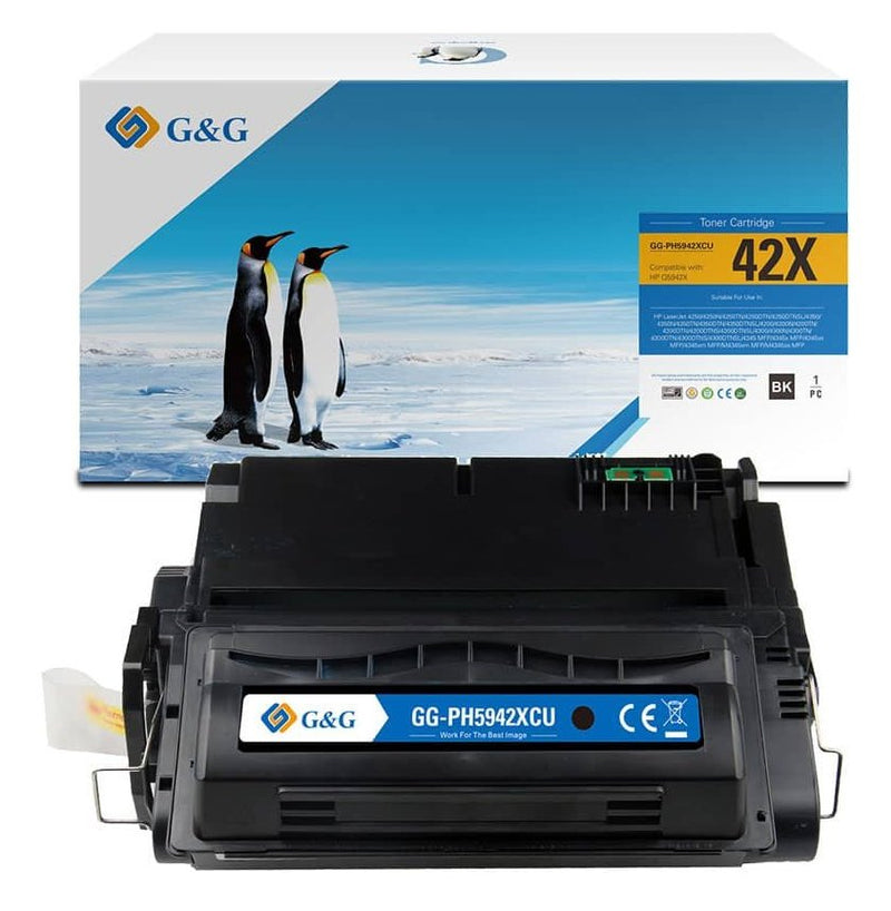 G&g Toner XL Compatible With HP 45A, 42X, 38A, 39A