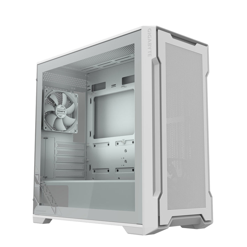 Gigabyte PC Case C102 Giass Ice White Glass Tempered CB-C102GI