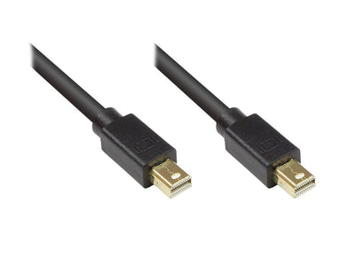 Good Connections Anschlusscable Mini DisplayPort 1.1, Plug Beidseitig, Chapado Oro, Black 5M, ® — image 1