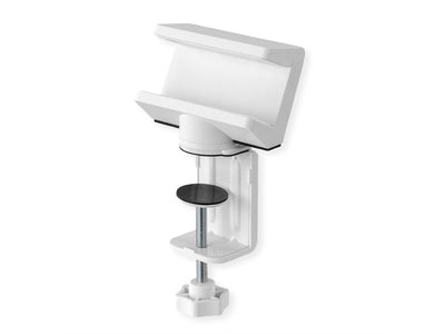 Value Clamp Desk Fr Power Strip Plugs Rotating 360, White — image 1
