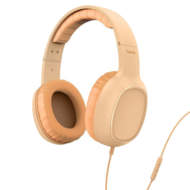 Hama Fun C Headphones With Microphone Omnidirectional - Cable 1.2M - Diadema Adjustable - Almohadillas Leather