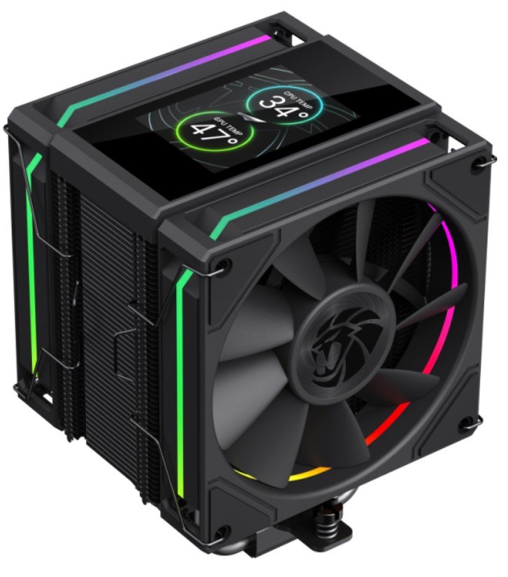 Gamemax CPU Air Cooler Sigma 620 LCD Black