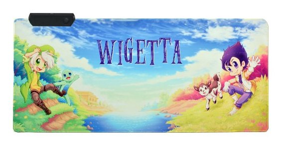 Mouse Pad Gaming Wigetta XXL RGB Mouse