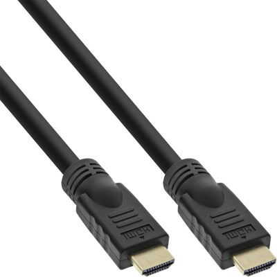 Inline HDMI Cable Hid With Ethernet, 4K2K, M/M, Black Contactos Dorados, 7,5M — image 1