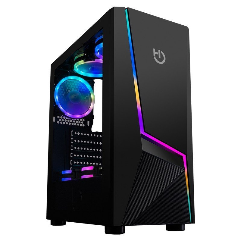 Hiditec PC Case Gaming ATX V20 Pro ARGB Glass Tempered