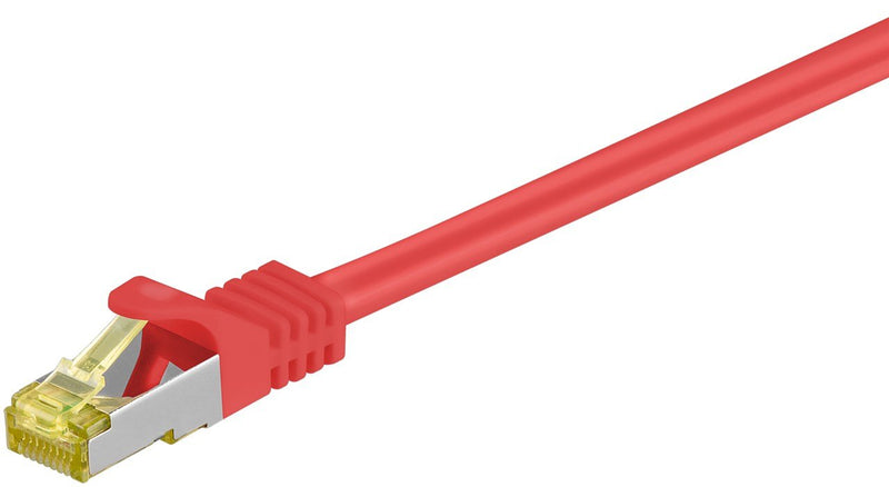 Goobay CAT.7, 2M Network Cable CAT.7 S/FTP (s-STP) Red