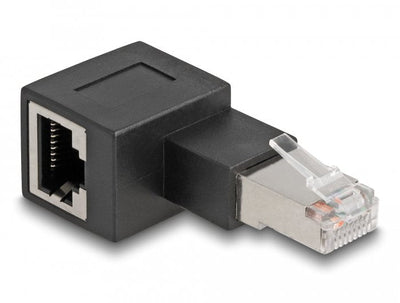 Delock Adapter RJ-45 Male RJ-45 Female Acodado CAT.6A 87863 — image 1