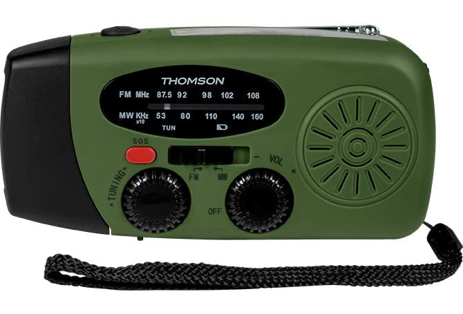 Thomson Radio With Linterna Emergencia Green And Black RT260