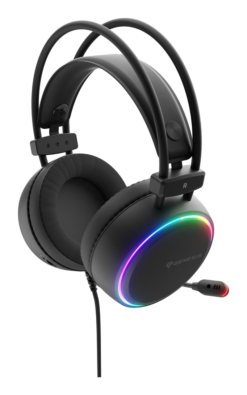 Genesis Auriculares Gaming Neon 613 G2 2.0 RGB Negro