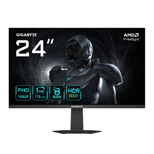 Gigabyte Monitor GS24F14A 23.8 Black (matt), Fullhd, Ips, Hdmi, Dp, Free-sync, Hdr-ready, 144HZ Panel GS24F14A — image 1