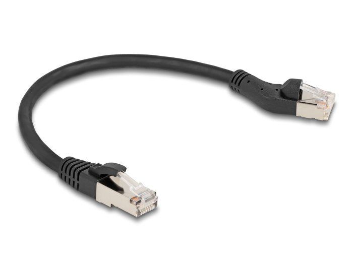 Delock RJ45 Network Cable CAT.8.1 S/FTP Male 45° Nach Links Angular
