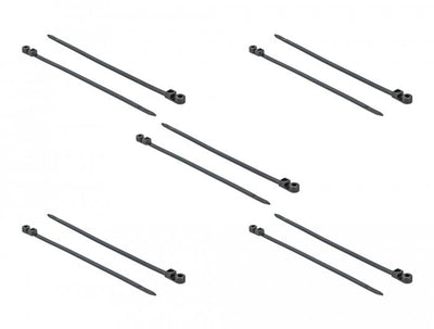 Delock 18953 Presilla Brida Input Paralela Poliamida Black 10 Pieces — image 1