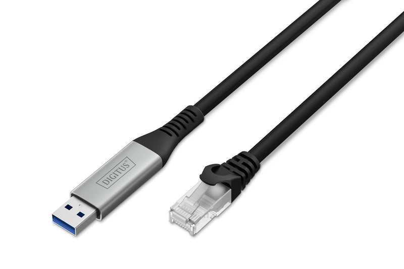USB Cable -a - RJ45 CAT.6A S/FTP, 1 Gbit/S, 2M USB 3.2 GEN1, Cover Lszh