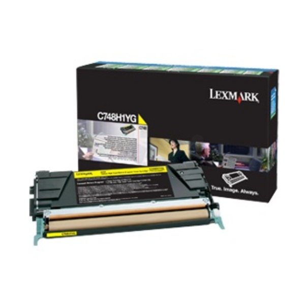 Toner Yellow Lexmak C74X High Corporate C748H3YG