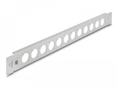 Delock Panel Connection Tipo-d 19?, 12 Ports Without Tools Grey — image 1