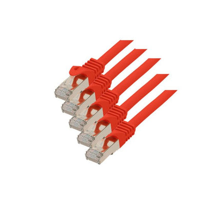 S/Conn Maximum Connectivity RJ45-RJ45, M-m, 0.5M Network Cable Red 0,5M CAT.7 S/FTP (s-STP) — image 1