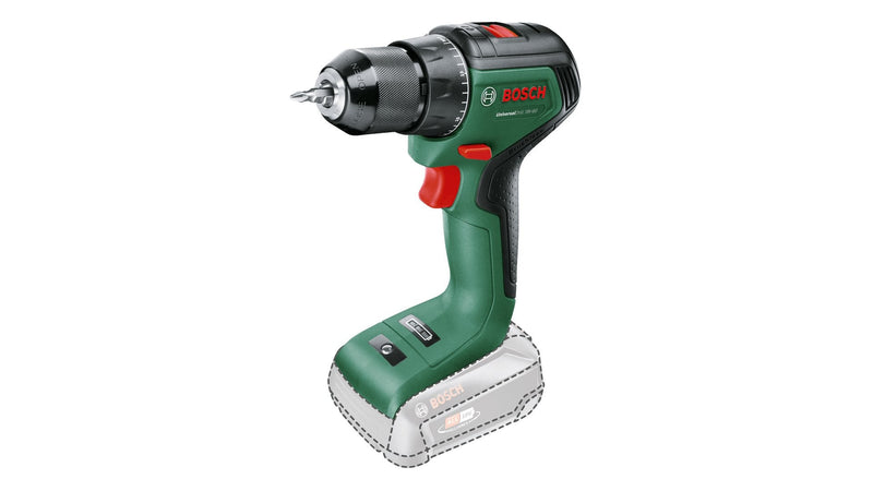 Bosch Taladro Inalámbrico Universaldrill 18V-60 Verde/Negro Sin Batería Ni Cargador Power For All Alliance 06039