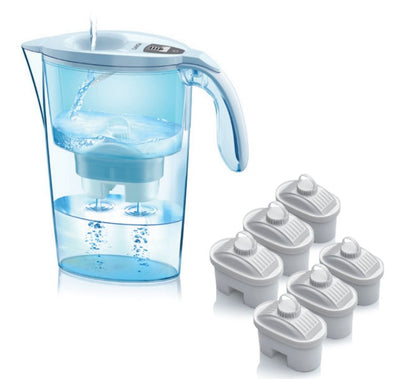 Laica Pack Jarra Filtrante Stream 2.3L White Jarra + 6 Filters Bi-flux — image 1
