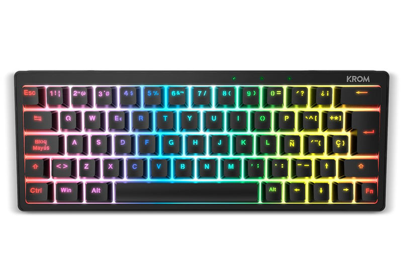 Krom Keyboard Spanish Kreator Mecanico Gaming Black