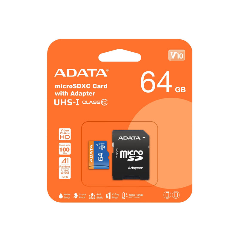 ADATA Premier Micro Sdxc Uhs-i 64GB 85/25MB/S