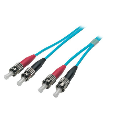 Efb Duplex Network Cable St-st OM3 10M Lszh 3MM Aqua — image 1