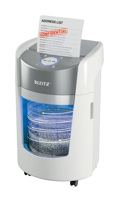 Leitz Iq Optimax Small Office 350 Triturador Paper Microcorte 58 dB 22,3CM Grey White — image 1