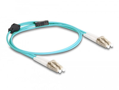 Delock 87907 Cable Fibre Optic 1M Lc OM3 Colour Aguamarina — image 1