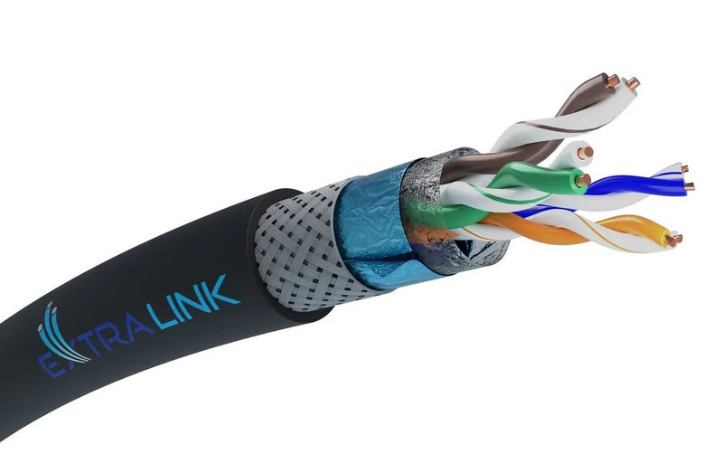 Extralink CAT.5E SFTP (sf/UTP) V2 Outdoor Twisted Pair 305M