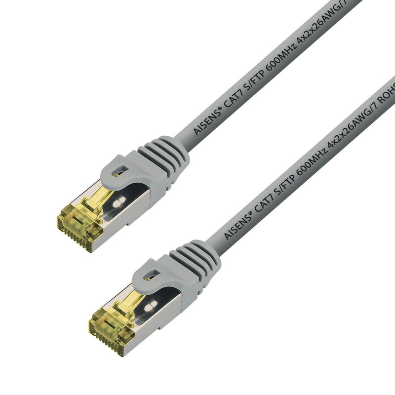 Aisens Network Cable RJ45 Lszh CAT.7 600MHZ S/FTP Pimf AWG26 - 15M - Grey