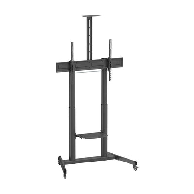 Aisens Stand Floor Eco With Wheels And Manivela, Tray Dvd And Stand Camera Monitor/TV 120KG 60-100, Black — image 1