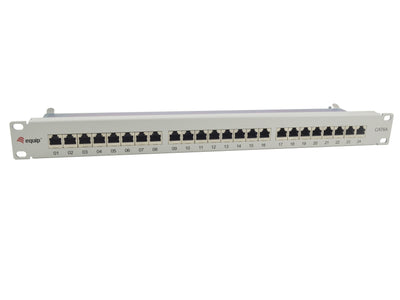 Equip Patchpanel 24x RJ45 CAT.6A 19 1HE Grey — image 1
