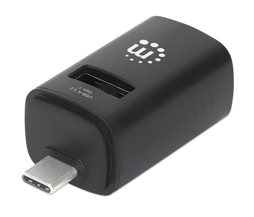 Manhattan Hub 180993 Interfaz USB 3.2 Gen 1 (3.1 Gen 1) Type-c 5000 Mbit/S Black — image 1
