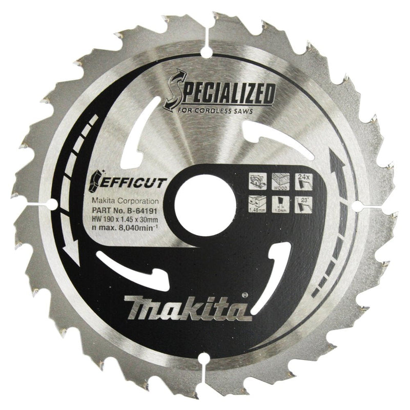 Makita B-64191 Hoja Saw Circular 19CM 1 Pieces