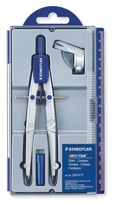 Staedtler Noris 550 01 Compas Precision - Aguja And Mina Intercambiables - Mecanismo Ajuste Fast — image 1