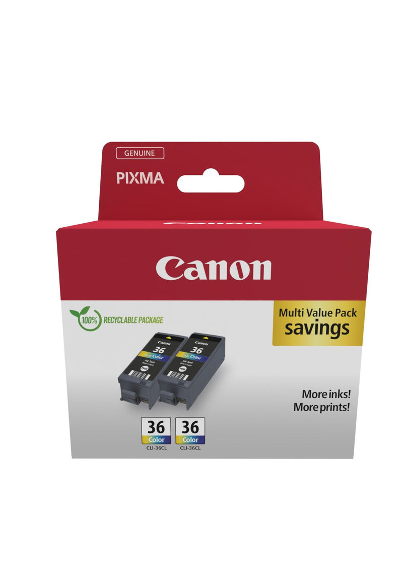 Canon Multipack Varios Colours CLI-36 Multicolour Twin 1511B025
