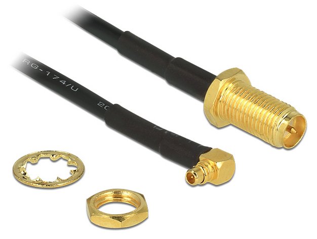 Delock Cable Antenna Rp-sma Female Installation MMCX 90° Male 320MM