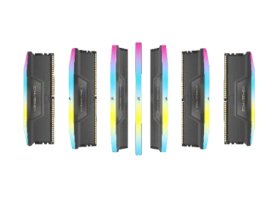 Corsair RAM 32GB DDR5-6000 (2X 16GB) Grey CMH32GX5M2B6000Z38, Vengeance Rgb, Intel Xmp, AMD Expo) — image 1