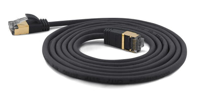 Wantec 7198 Network Cable Black 0,2M CAT.7 S/FTP (s-STP) — image 1