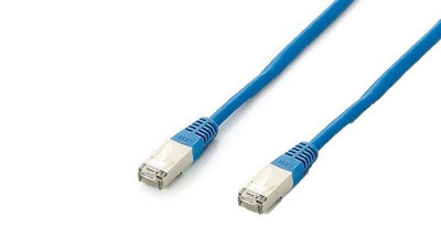 Equip Network Cable CAT.6A S/FTP 2x RJ45 10.00M Blue Lszh Polybeutel — image 1