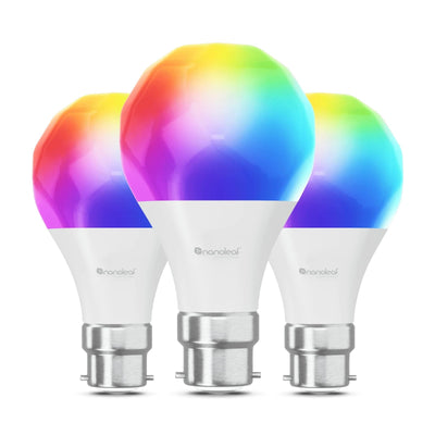 Nanoleaf Essentials Smart A60 Bulb B22 Matter 9W 806LM Rgbcw 2700-6500K, 3PCS Pack — image 1