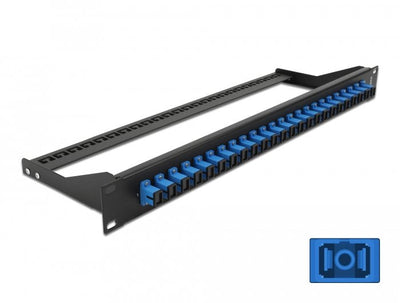 Delock 19? Lwl Patchpanel 24 Port Sc Simplex Blue — image 1
