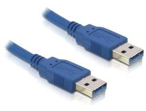 Delock USB 3.0-A Male/Male - 5M USB Cable USB a Blue