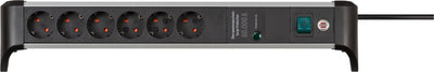Brennenstuhl Power Strip Alu-office-line Steckdosenleiste 6-FACH With Berspannungsschutz — image 1