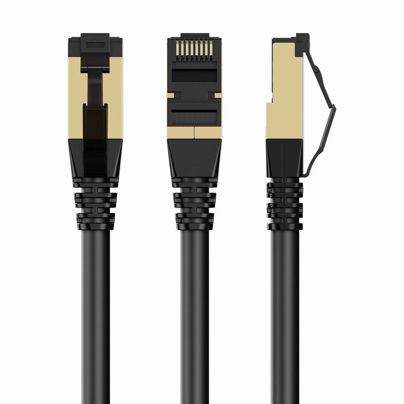 Gembird Network Cable S/FTP CAT.8 Lszh 0.25M Black