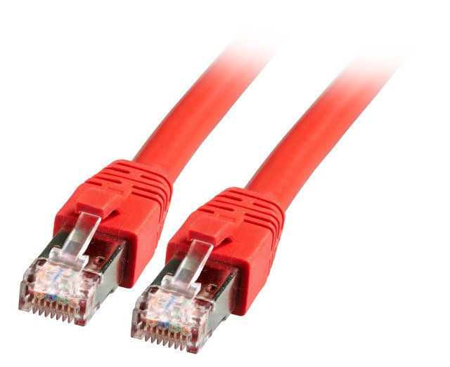 Efb RJ45 Network Cable CAT.8.1 S FTP Lszh Bc Red 10M