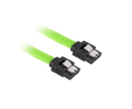 Sharkoon SATA 3 Cable SATA 0,3M SATA 7-PIN Black Green